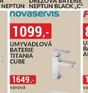 Umyvadlová baterie Titania Cube