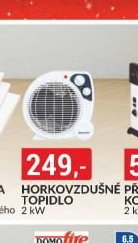 Horkovzdušné topidlo