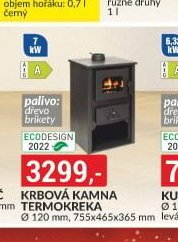 Krbová kamna Termokreka