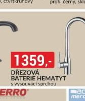 DŘEZOVÁ BATERIE HEMATYT
