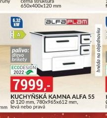 KUCHYŇSKÁ KAMNA ALFA 55