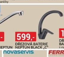 Dřezová baterie Neptun Black