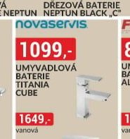 Umyvadlová baterie Titania Cube