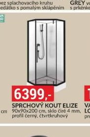 Sprchový kout ELIZE