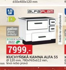 Kuchyňská kamna ALFA 55