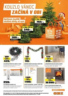 akční leták OBI 1.12.2025-31.12.2025