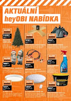 akční leták OBI 1.12.2025-31.12.2025