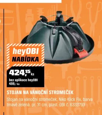 STOJAN NA VÁNOČNÍ STROMEČEK