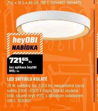 LED SVÍTIDLO KULATÉ