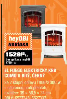 Elektricky KrbComo IIcerny