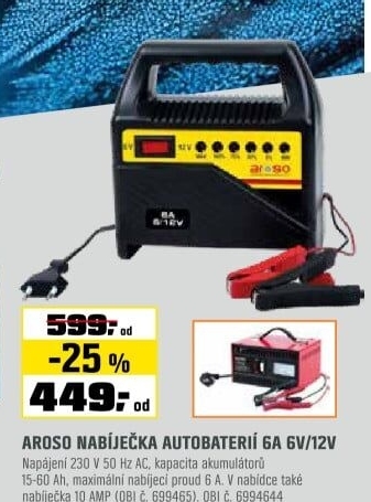 Nabíječka 6 AMP6/12V