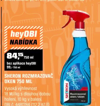 Rozmrazovač skel+rozSHERON