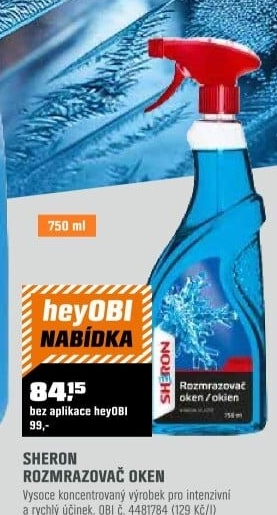 Rozmrazovač skel+rozSHERON