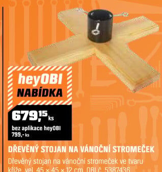 Stojánek na stromekdřevěnýkříž