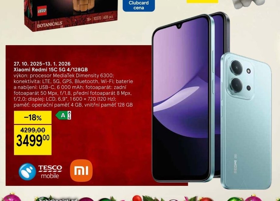 Xiaomi Redmi 15C 5G 4/128GB
