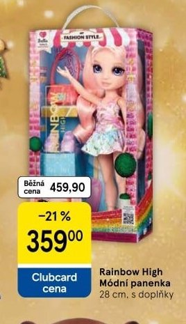 Rainbow High Módní panenka