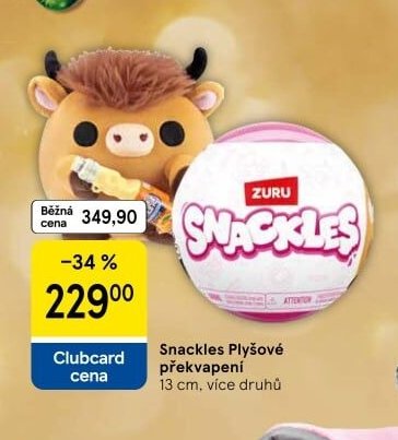 Snackles Plyšové překvapení