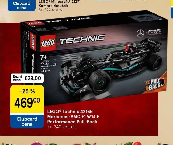 LEGO® Technic 42165 Mercedes-AMG F1 W14 E Performance Pull-Back