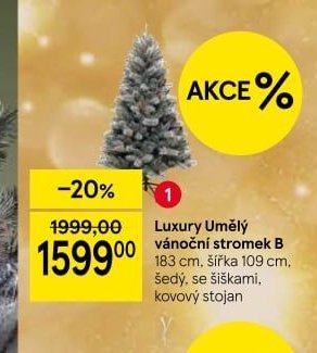 Luxury Umělý vánoční stromek