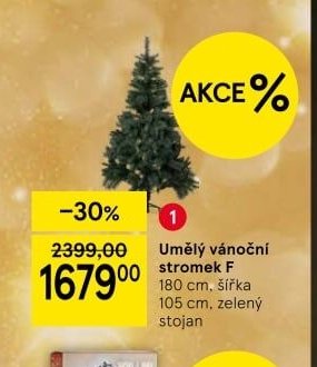 Umělý vánoční stromek F