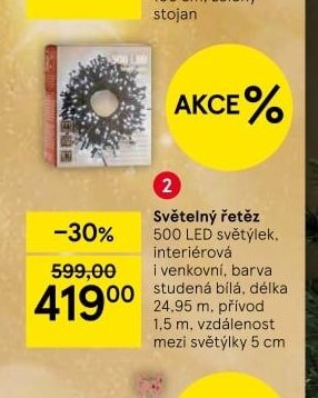 Světelný řetěz 500 LED