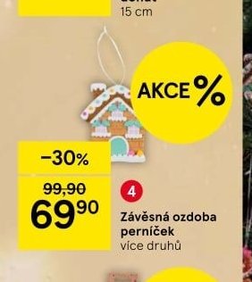 Závěsná ozdoba perníček více druhů