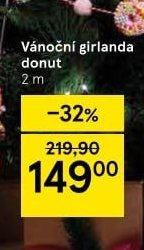 Vánoční girlanda donut 2 m