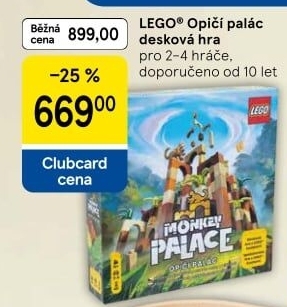 Desková hra Opičí palác Lego