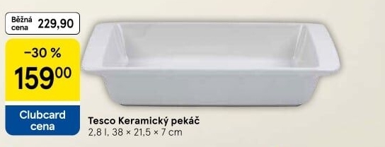 Keramický pekáč Tesco