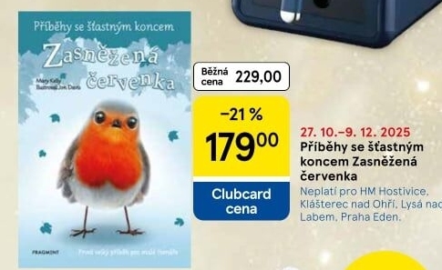 Kniha Příběhy se šťastným koncem Zasněžená červenka Mary Kelly