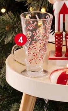 Skleněný hrnek na kávu Tesco