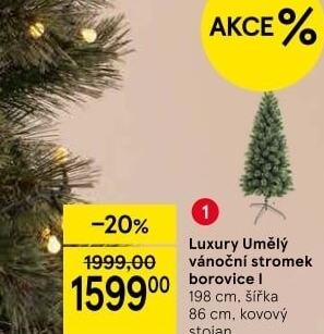 Umělý vánoční stromek