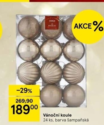 Vánoční ozdoby Tesco