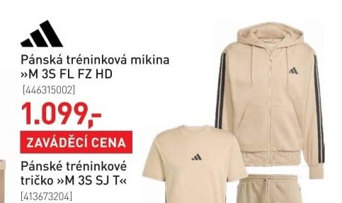 Pánská tréninková mikina »M 3S FL FZ HD«