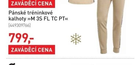Pánské tréninkové kalhoty »M 3S FL TC PT«