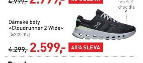 Dámské boty »Cloudrunner 2 Wide«