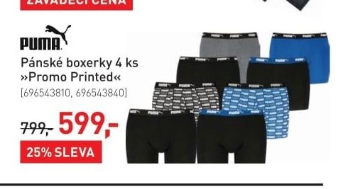 Pánské boxerky 4 ks »Promo Printed«