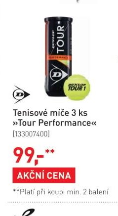 Tenisové míče 3 ks »Tour Performance«