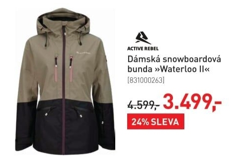 Dámská snowboardová bunda Active Rebel