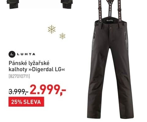 Dámské lyžařské kalhoty Luhta