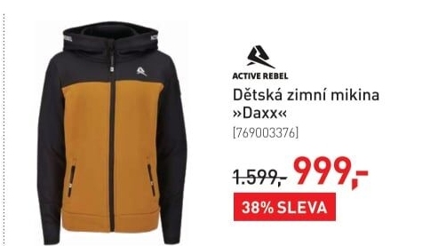 Dětská mikina sportovní Active Rebel