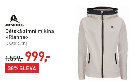 Dětská mikina sportovní Active Rebel
