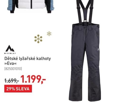 Dětské lyžařské kalhoty McKINLEY