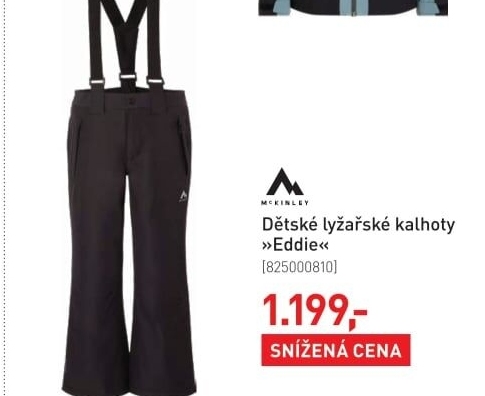 Dětské lyžařské kalhoty McKINLEY