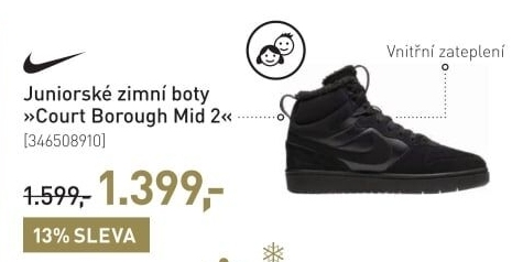 Dětské tenisky Court Borough Mid Nike