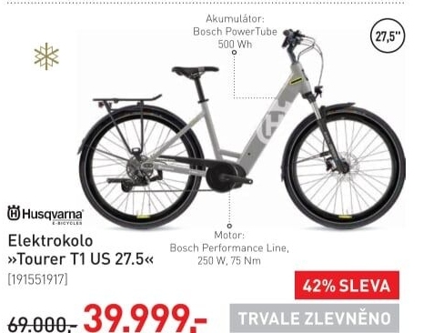 Elektrokolo Tourer Husqvarna