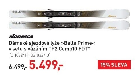 Lyže sjezdové dámské Nordica