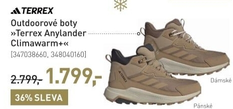 Pánská outdoorová obuv Adidas Terrex Anylander Climawarm+ Adidas