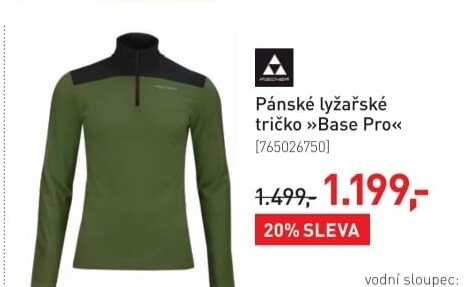 Pánské lyžařské tričko Fischer