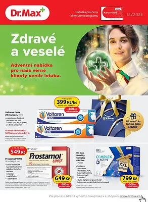 akční leták Dr. Max 1.12.2025-31.12.2025